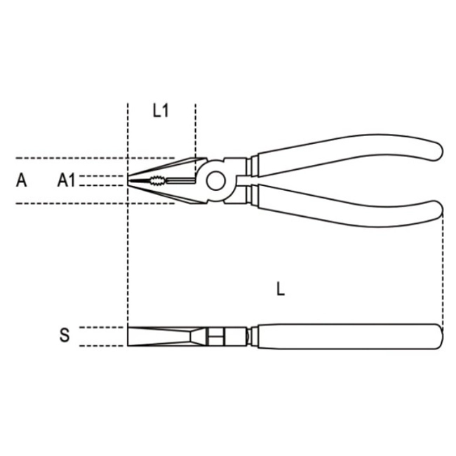 Vendita online Pinze universali cromate lucide art.1150BM